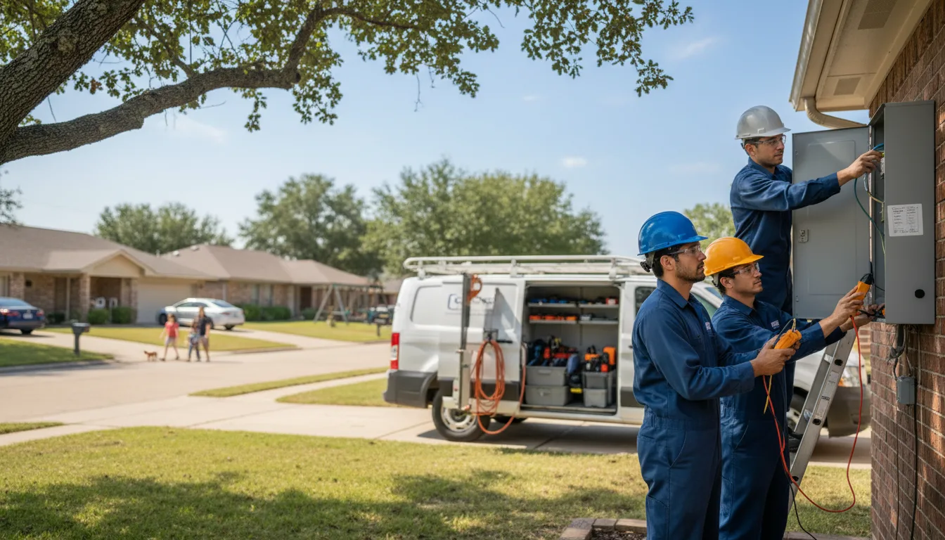 Certified electrician providing emergency electrical services in Avilla, IN
